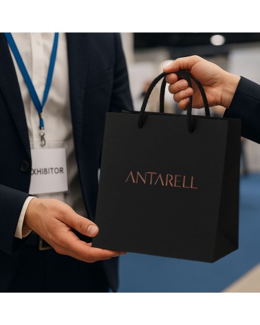 Sacs Papier PERSONNALISÉS Luxe Échantillon Gamme ANTARELL - Made in France