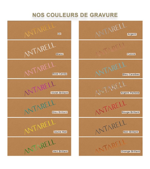 Sac Papier Luxe Camel PERSONNALISABLE pour Boutique L28 x H20 x P10 cm (Medium) – Dorure Logo