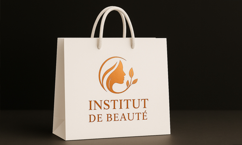 Détail sac papier luxe Antarell